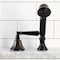 Kingston Brass KSK4305HLTR Transfer Valve Set for Roman Tub Faucet, Oil Rubbed Bronze KSK4305HLTR - alternate 4